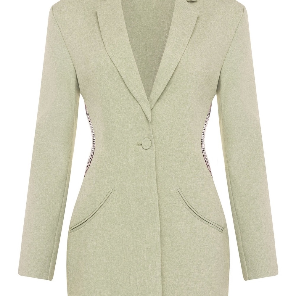 YG Collection Women's Blazer in Soft Green